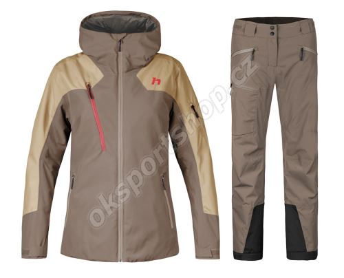 Dámský lyžařský komplet Ritta Fossil/lark + Bons Fossil