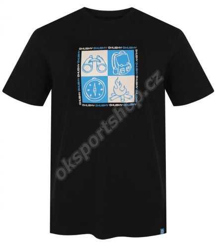 Tričko Husky Tee Square M Black