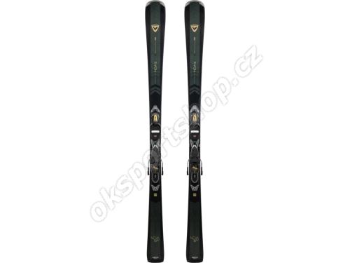 Sjezdové lyže Rossignol Nova 10 Xpress + Xpress W 11 GW B83 Black Gold 24/25
