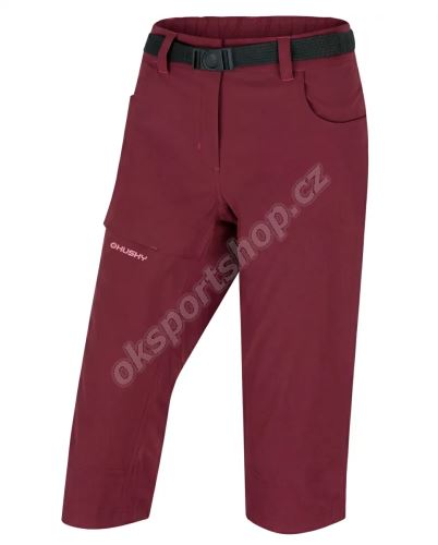 Kalhoty Husky Klumy L 3/4 Bordo