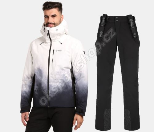 Pánský lyžařský komplet Tampa DGY + Rhea BLK