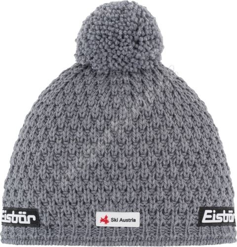 Čepice Eisbär Trail Pompon MÜ SKA Šedá