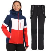 Dámský lyžařský komplet Valera RED + Dione BLK