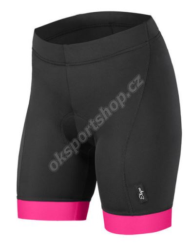 Cyklistické kalhoty Etape NATTY černá/růžová