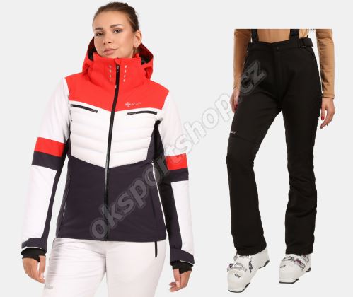 Dámský lyžařský komplet Lorien WHT + Dione BLK