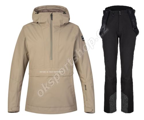 Dámský lyžařský komplet Megie II Fossil + Rhea BLK