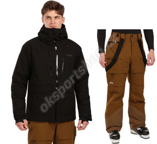 Pánský lyžařský komplet Teen BLK + Barry BRN