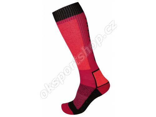 Ponožky Husky Snow Wool Růžová/černá