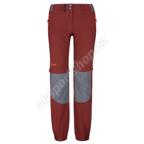Kalhoty Kilpi Hosio-W tmavě červená