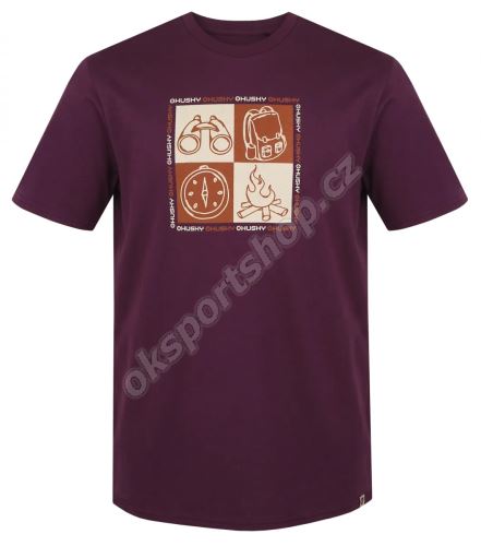 Tričko Husky Tee Square M Purple