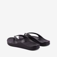 Žabky Coqui Naitiri Metallic black (2)