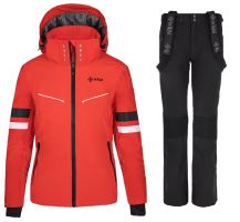 Dámský lyžařský komplet Lorien RED + Dione BLK