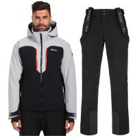 Pánský lyžařský komplet Hyder BLK + Rhea BLK