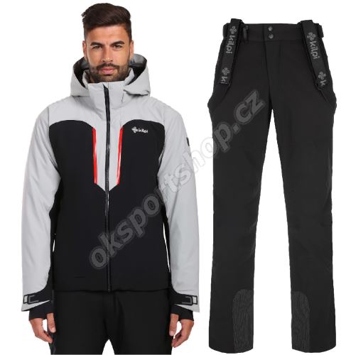 Pánský lyžařský komplet Hyder BLK + Rhea BLK