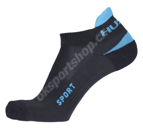 Ponožky Husky Sport antracit/tyrkys