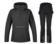Dámský lyžařský komplet Megie Anthracite + Rhea BLK