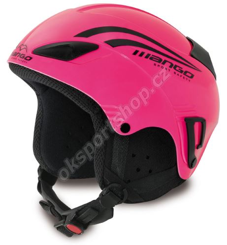 Lyžařská helma Mango Rocky růžová fluo