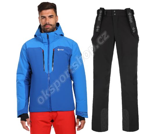 Pánský lyžařský komplet Hyder DBL + Rhea BLK