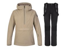 Dámský lyžařský komplet Megie II Fossil + Dione BLK