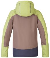 Dětský lyžařský komplet Davis Fossil/sweet pea + Bennet Anthracite (2)
