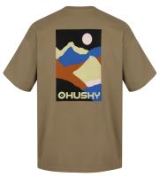 Tričko Husky Tee Panorama M Light khaki (2)