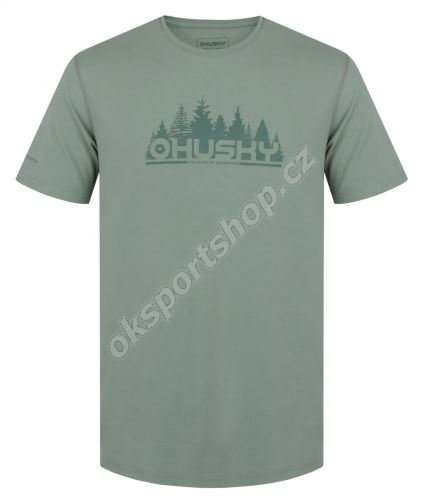 Tričko Husky Mertis M Faded green