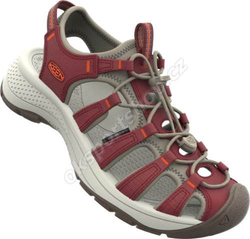 Sandále Keen Astoria West Sandal Merlot/scarlet ibis