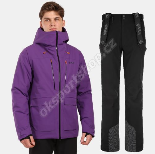 Pánský lyžařský komplet Teen VLT + Rhea BLK