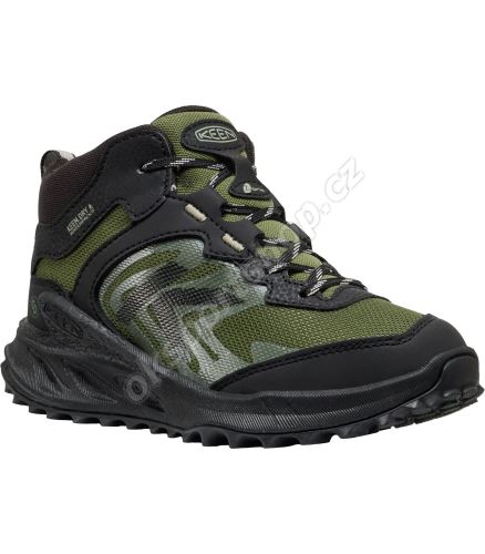 Obuv Keen Zionic Mid WP Black/bronze green