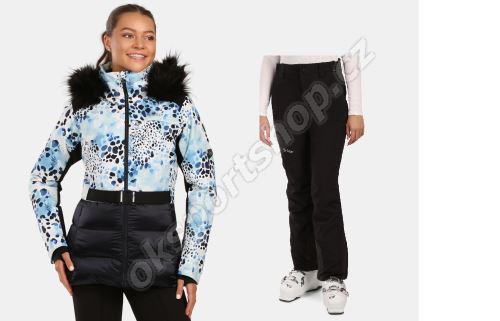 Dámský lyžařský komplet Lena DGY + Rhea BLK