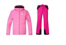 Dětský lyžařský komplet Mia Pink cosmos + Bennet Fuchsia purple