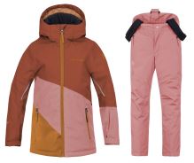 Dětský lyžařský komplet Kigali Picante/rosette + Akita Rosette