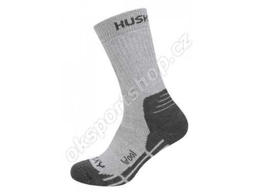 Ponožky Husky All Wool Sv. šedá