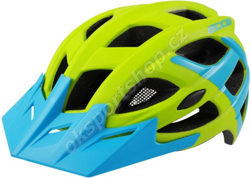 Cyklistická helma ROCK MACHINE Edge zeleno/modrá 2021