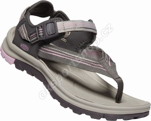 Sandále Keen Terradora II Toe Post W Dark grey/dawn pink