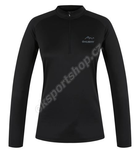 Tričko Husky Active Winter Tromi Zip L Black