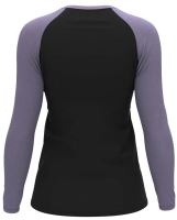 Tričko Hannah Leslie L/S Anthracite/wisteria (1)