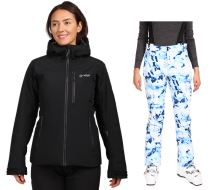 Dámský lyžařský komplet Flip BLK + Torien WHT