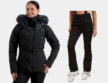 Dámský lyžařský komplet Skimmia BLK + Dione BLK