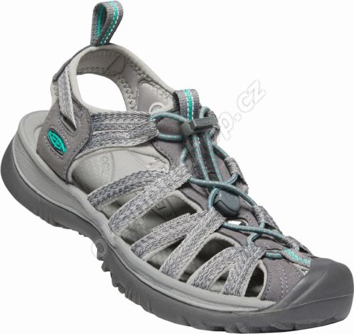 Sandále Keen Whisper W Medium grey/peacock green