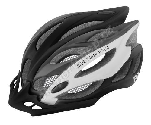 Cyklistická helma R2 Wind ATH01A1/L matná černá/šedá/bílá 2022