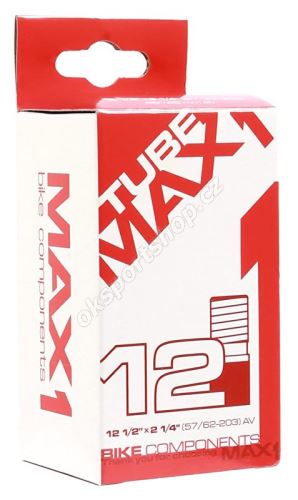 duše MAX1 12 1/2x2 1/4 62-203 AV  45°/45mm zahnutý ventil