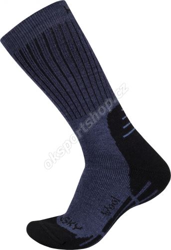 Ponožky Husky All Wool modrá