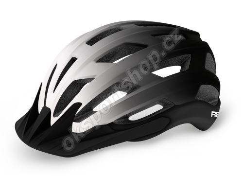 Cyklistická helma R2 Explorer ATH26E lesklá bílá/černá 2022