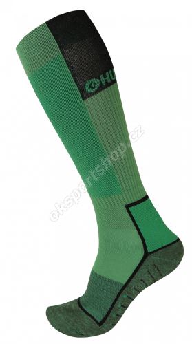 Ponožky Husky Snow-ski zelená/černá