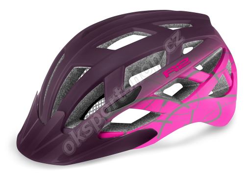 Cyklistická helma R2 Lumen ATH20K/S purple/pink matt 2021