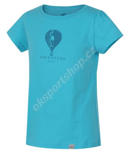 Tričko Hannah Poppy JR Blue curacao