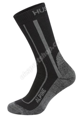 Ponožky Husky Alpine Black M (36-40)
