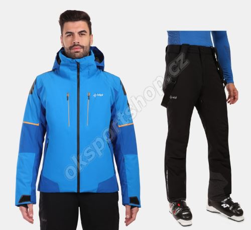 Pánský lyžařský komplet Turnau BLU + Methone BLK