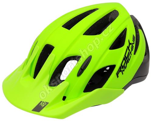 Cyklistická helma ROCK MACHINE Trail Pro černo/zelená 2021